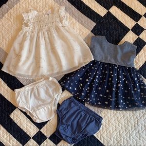 2 Baby GAP Dresses 3-6M